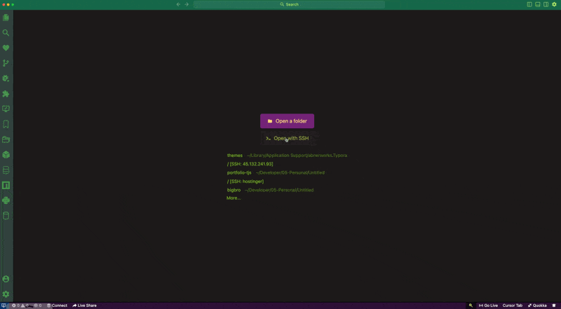 Gif Setting up Remote Connection